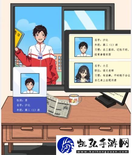 就我眼神好学校保安仔细检查防止坏人混入学校怎么通关