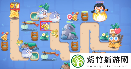 保卫萝卜4阿波道长第5关攻略