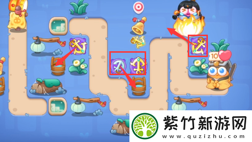 保卫萝卜4阿波道长第5关攻略
