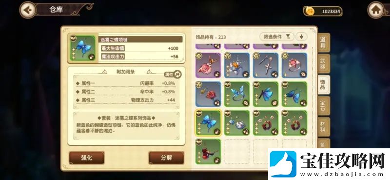 宝石研物语伊恩之石饰品搭配攻略