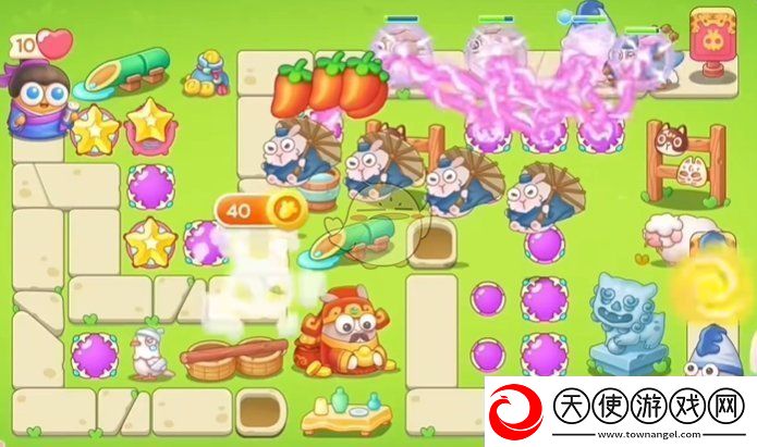 保卫萝卜4火锅不能停第10关怎么过