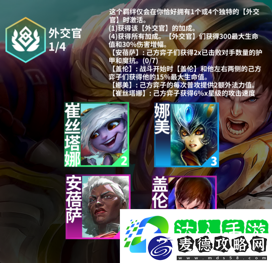 金铲铲之战s13赛季棋子羁绊