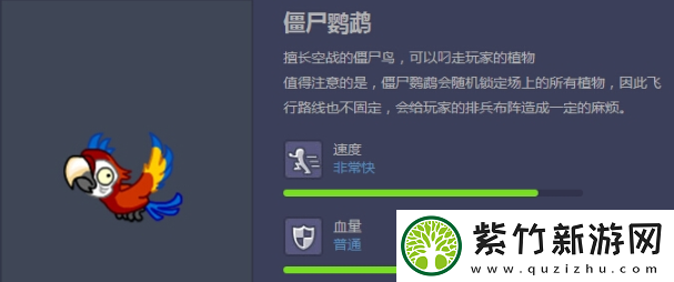 植物大战僵尸2僵尸鹦鹉怎么样