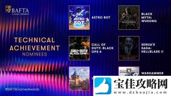 黑神话历史还在续写！获英国BAFTA游戏6项提名！