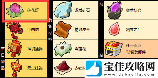 奶块怎么获得莲花灯