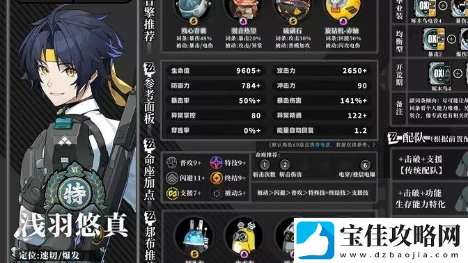 绝区零浅羽悠真攻略